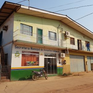Secretaria Municipal de Assuntos Indígenas na sede do município de Jacareacanga